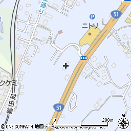 千葉県成田市不動ケ岡1992周辺の地図