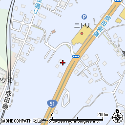 ツチヤ自動車株式会社　成田店周辺の地図