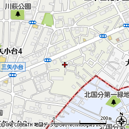 千葉県松戸市二十世紀が丘萩町414周辺の地図