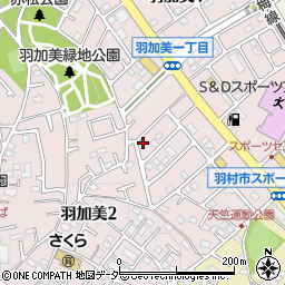 東京都羽村市羽加美1丁目39-15周辺の地図