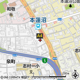 東京都板橋区泉町5周辺の地図
