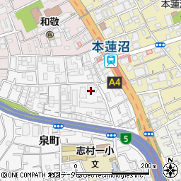 東京都板橋区泉町10周辺の地図