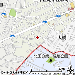 千葉県松戸市二十世紀が丘萩町347周辺の地図