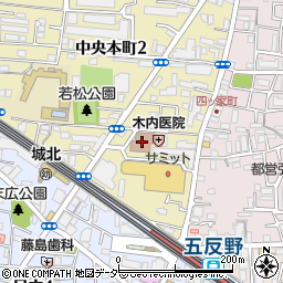 東京国道事務所五反野宿舎周辺の地図