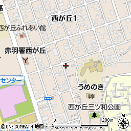 東京都北区西が丘2丁目20-8周辺の地図