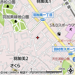 東京都羽村市羽加美1丁目39-17周辺の地図
