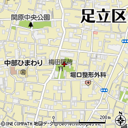東京都足立区梅田5丁目9周辺の地図