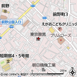 東京酸素株式会社周辺の地図