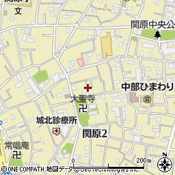 東京都足立区関原2丁目19周辺の地図