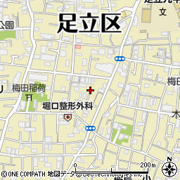 東京都足立区梅田5丁目6周辺の地図