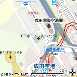 成田エアポートレストハウス周辺の地図