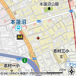 東京都板橋区蓮沼町7周辺の地図