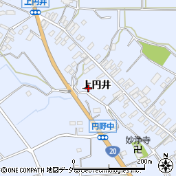山梨県韮崎市円野町上円井1139周辺の地図