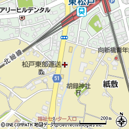 STEAK HOUSE BRONCOBILLY 東松戸店周辺の地図