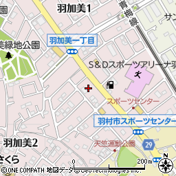 東京都羽村市羽加美1丁目40周辺の地図