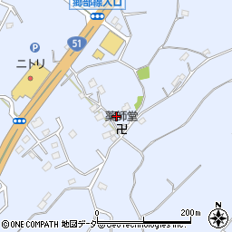 千葉県成田市不動ケ岡1826周辺の地図