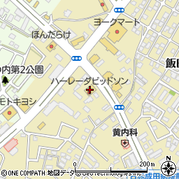 ハーレーダビッドソン成田周辺の地図