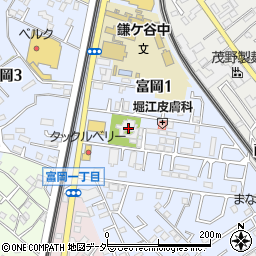 鎌谷寺周辺の地図