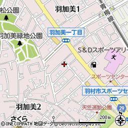 東京都羽村市羽加美1丁目39-1周辺の地図