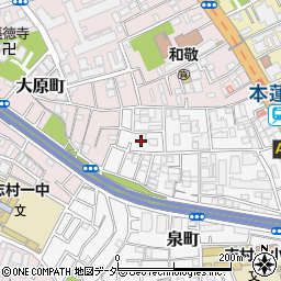 東京都板橋区泉町51周辺の地図