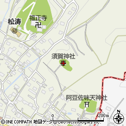 須賀神社周辺の地図