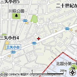 千葉県松戸市二十世紀が丘萩町204周辺の地図