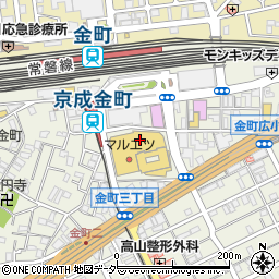 サイゼリヤ 金町駅前店周辺の地図