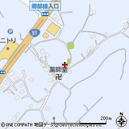 千葉県成田市不動ケ岡1838周辺の地図