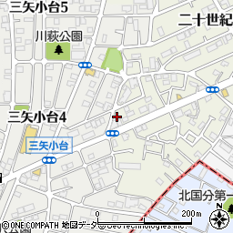 千葉県松戸市二十世紀が丘萩町203-1周辺の地図
