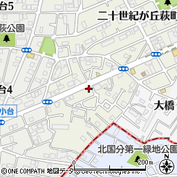 千葉県松戸市二十世紀が丘萩町215-7周辺の地図