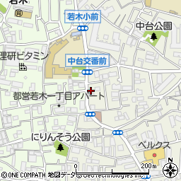 ダルトン中台店周辺の地図