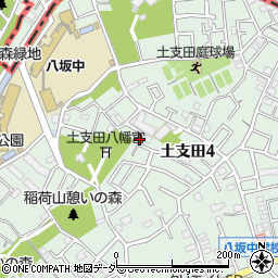 東京都練馬区土支田4丁目周辺の地図