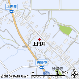山梨県韮崎市円野町上円井1136周辺の地図