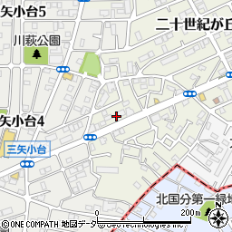 千葉県松戸市二十世紀が丘萩町199-1周辺の地図