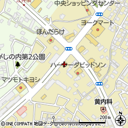 マクドナルド成田ニュータウン店周辺の地図