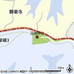 玉湖神社周辺の地図