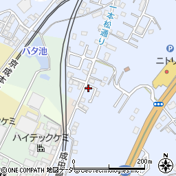 千葉県成田市不動ケ岡2017-10周辺の地図