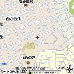 東京都北区西が丘2丁目23-9周辺の地図