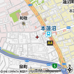 東京都板橋区泉町8周辺の地図