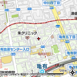 亀有駅前整骨院周辺の地図