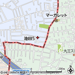 コーポサカエ周辺の地図