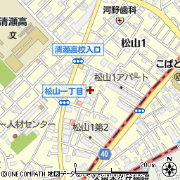 Ｋ’ｓＰＡＲＫ清瀬松山第２駐車場周辺の地図