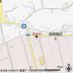 清和甲周辺の地図