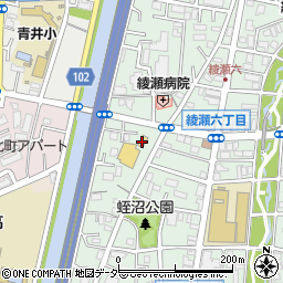 セブンイレブン足立綾瀬４丁目店周辺の地図