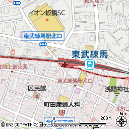 磯のがってん寿司 東武練馬店周辺の地図