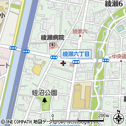 道とん堀　綾瀬店周辺の地図