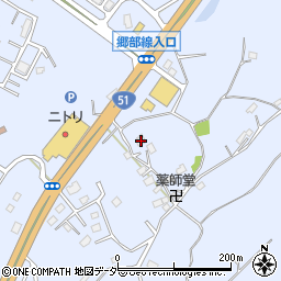 千葉県成田市不動ケ岡1819周辺の地図