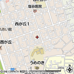 東京都北区西が丘1丁目17周辺の地図