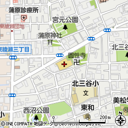 マルエツ東和店周辺の地図