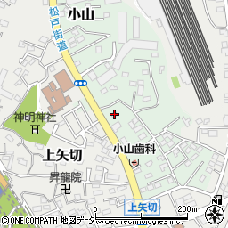 千葉県松戸市小山768周辺の地図
